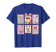 CNA Certified Nursing Assistant Christmas Pink Stamp Bows T-Shirt