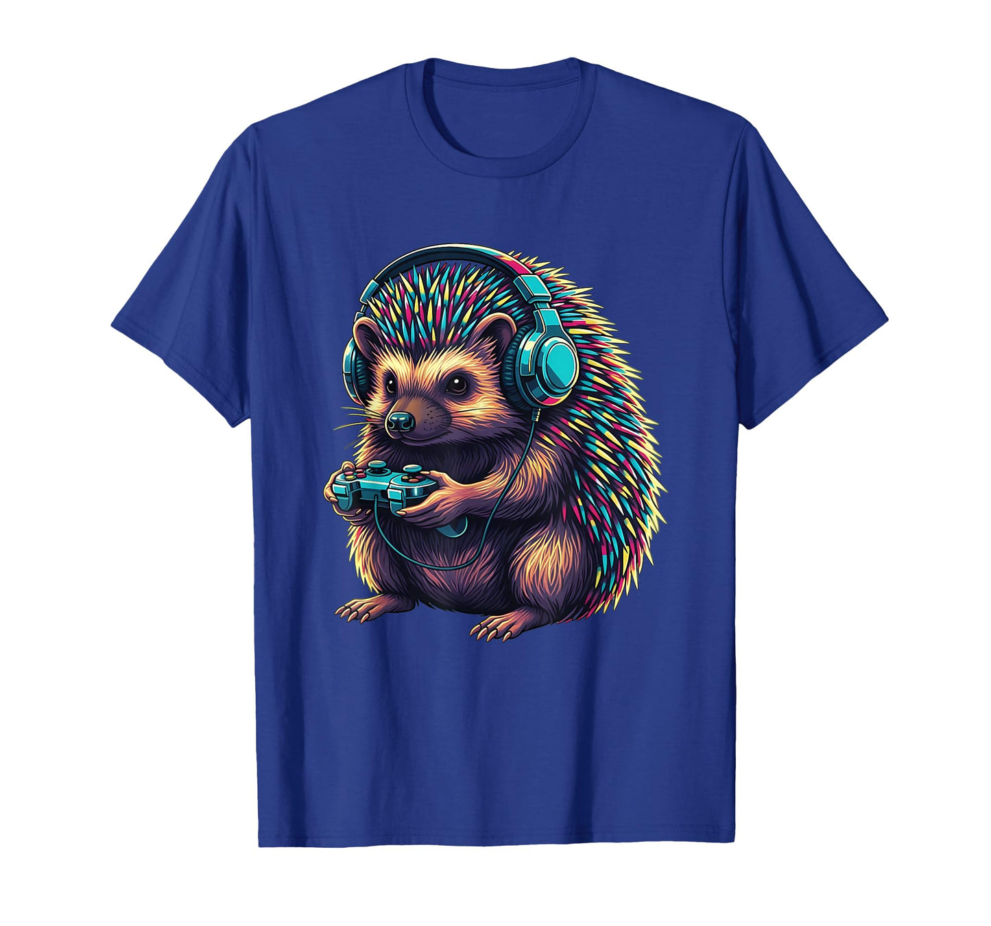 Hedgehog Gaming Animal Video Games Funny Hedgehog T-Shirt