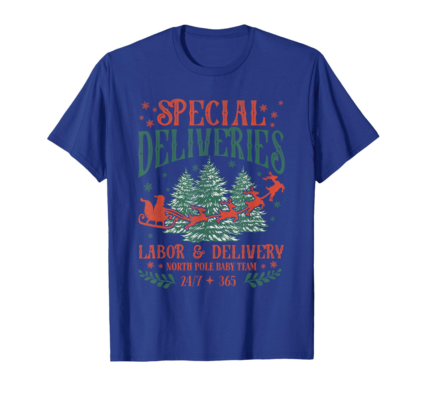 Special Deliveries Labor and Delivery Christmas T-Shirt