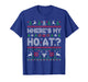 Ho Where's My Ho at Funny Ugly Xmas Sweater Christmas Couple T-Shirt
