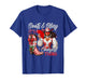 Merry Christmas Boots & Bling Its A Cowgirl Thing Afro Girls T-Shirt