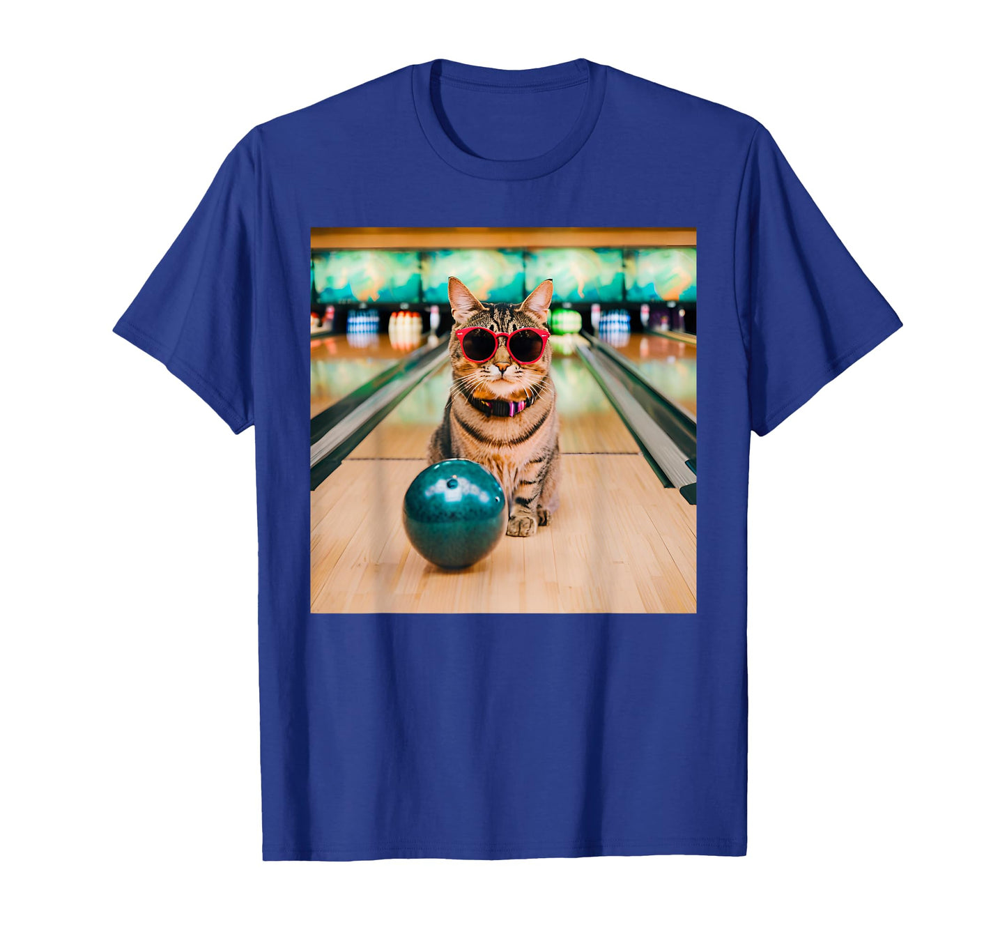 Cat at The Bowling Alley T-Shirt