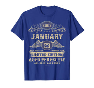 Legendary Man Born January 2003 23rd Birthday Gifts T-Shirt