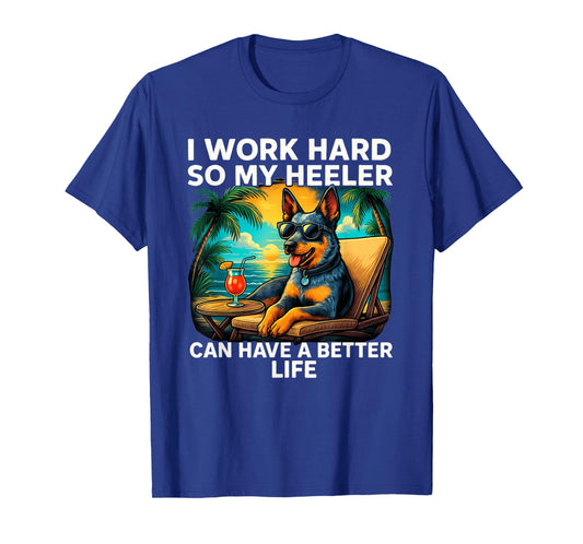 Funny Heeler Dog Design Blue Heeler Lover T-Shirt