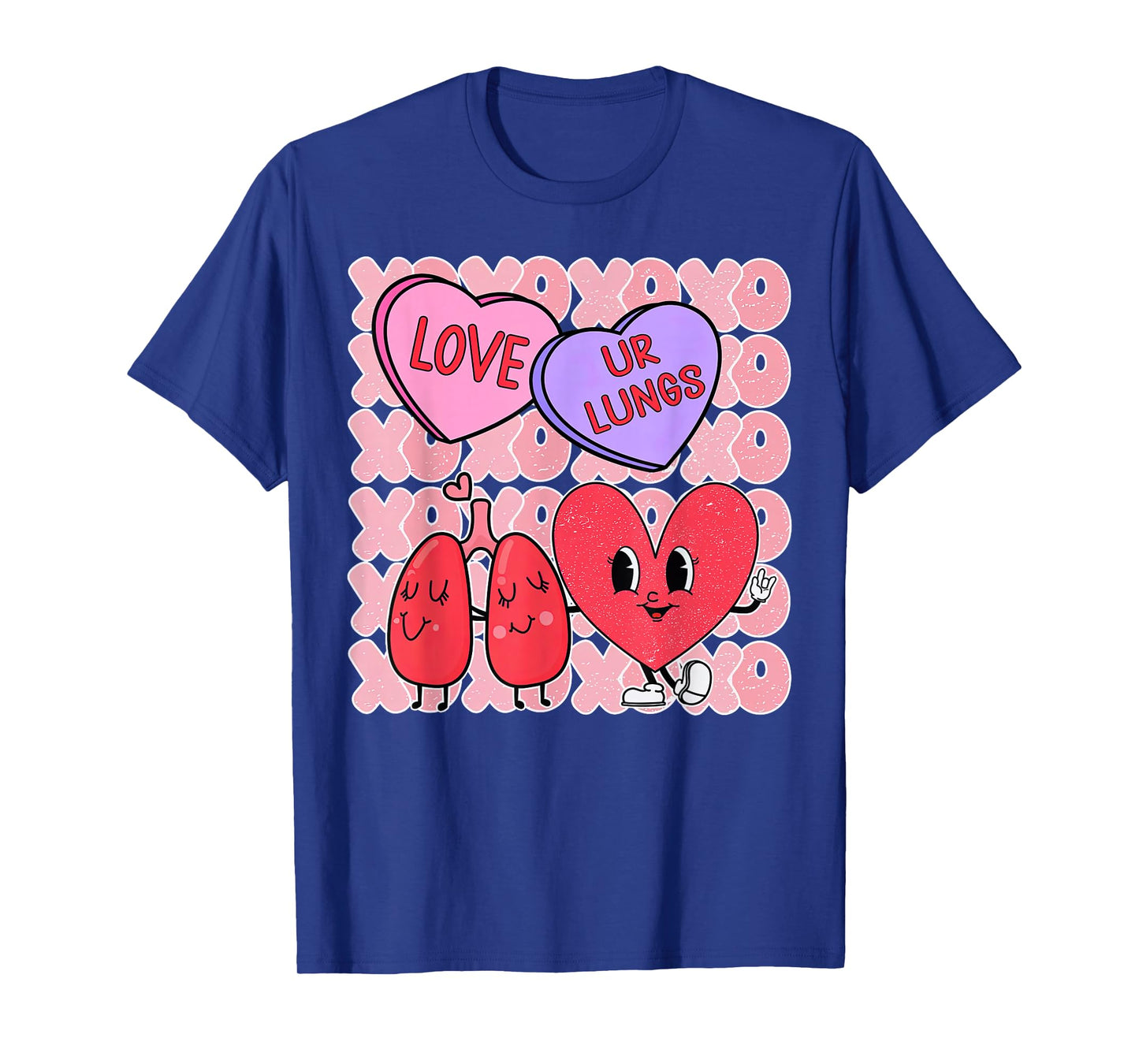 Respiratory Therapist Valentines Day RT Lung Pulmonologist T-Shirt