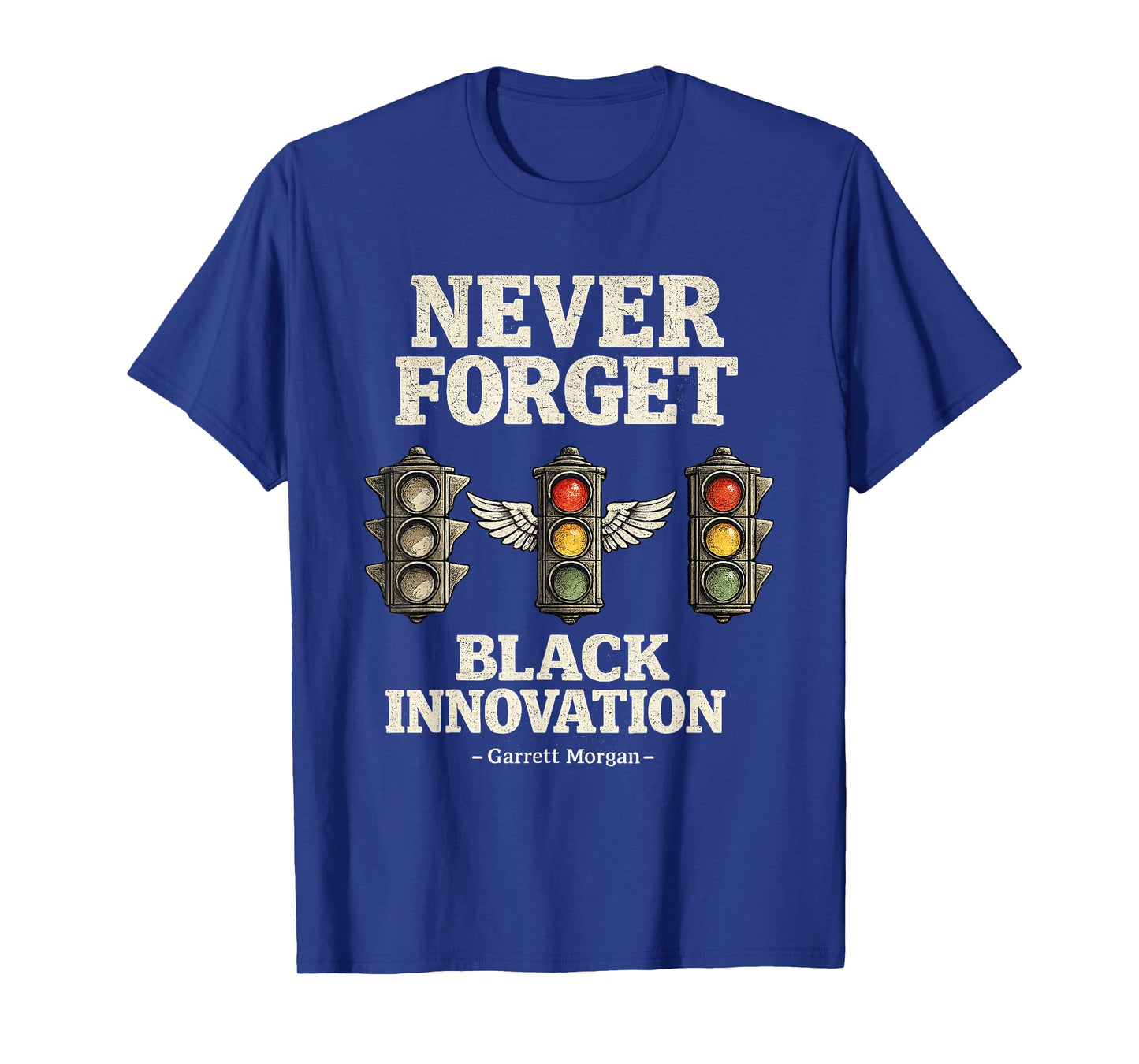Never Forget Black Innovation Traffic Signal Black History T-Shirt
