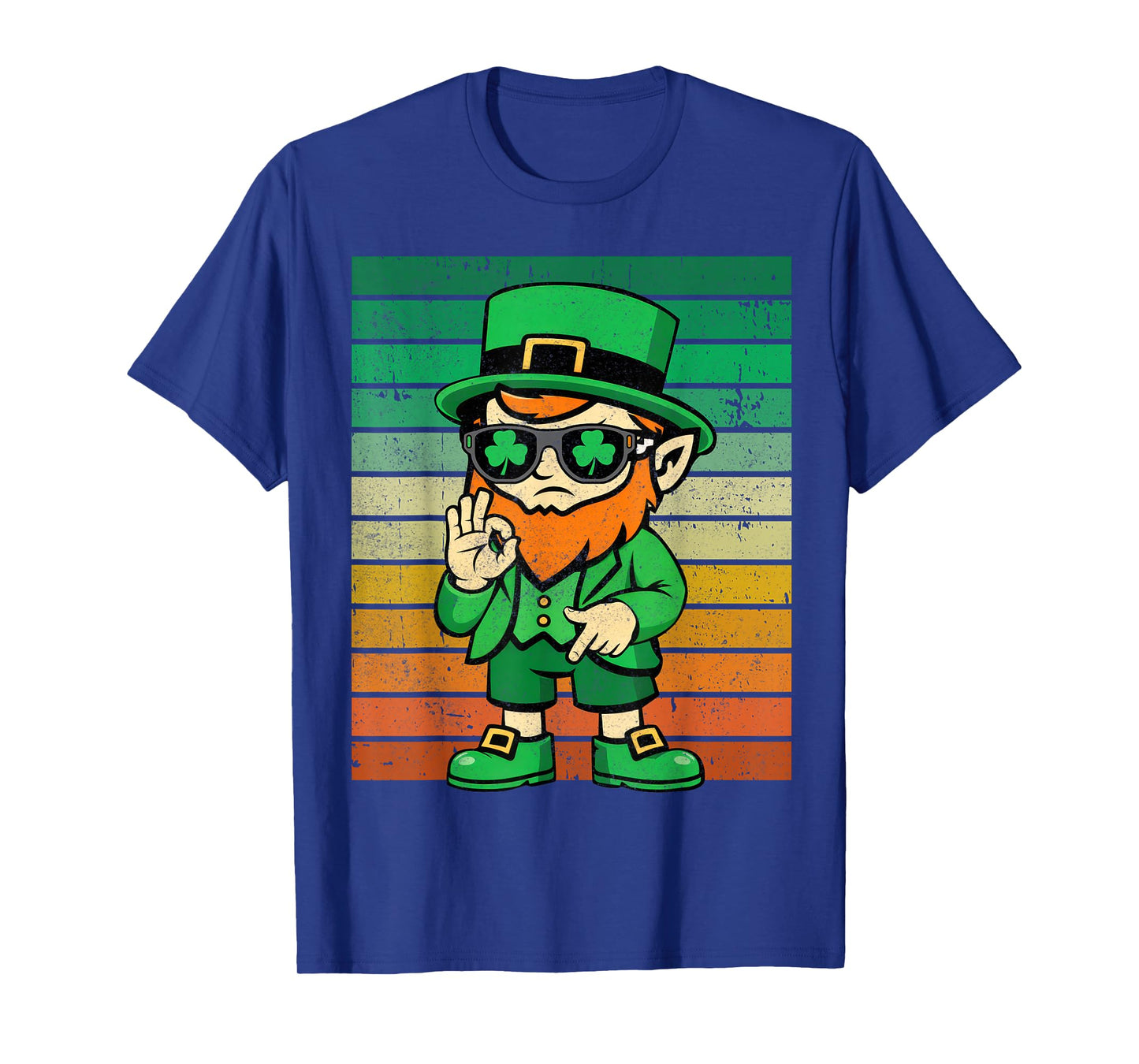 Funny Six Seven St Patricks Day Shirts Kids Boys Leprechaun T-Shirt