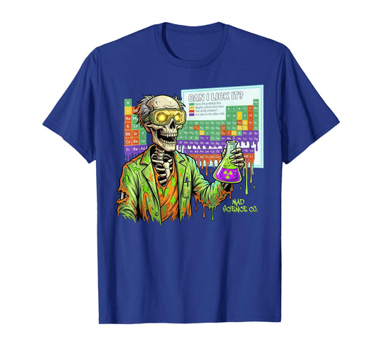 Can I Lick It Periodic Table Shirt Funny Science Teacher T-Shirt