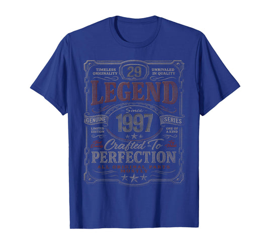 Vintage 1997 Limited Edition Shirt 29 Year Old 29th Birthday T-Shirt