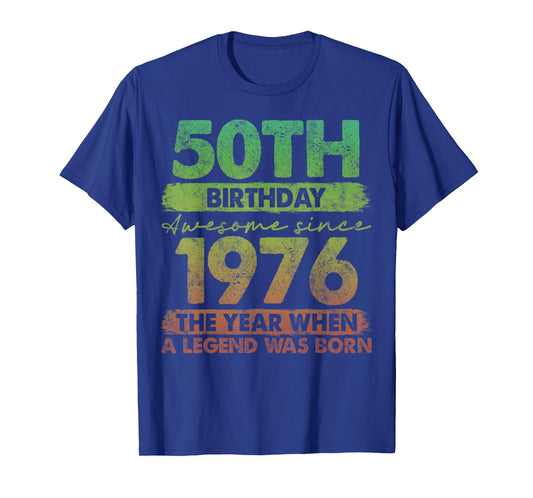 50 Year Old Gifts Vintage 1976 Limited Edition 50th Birthday T-Shirt