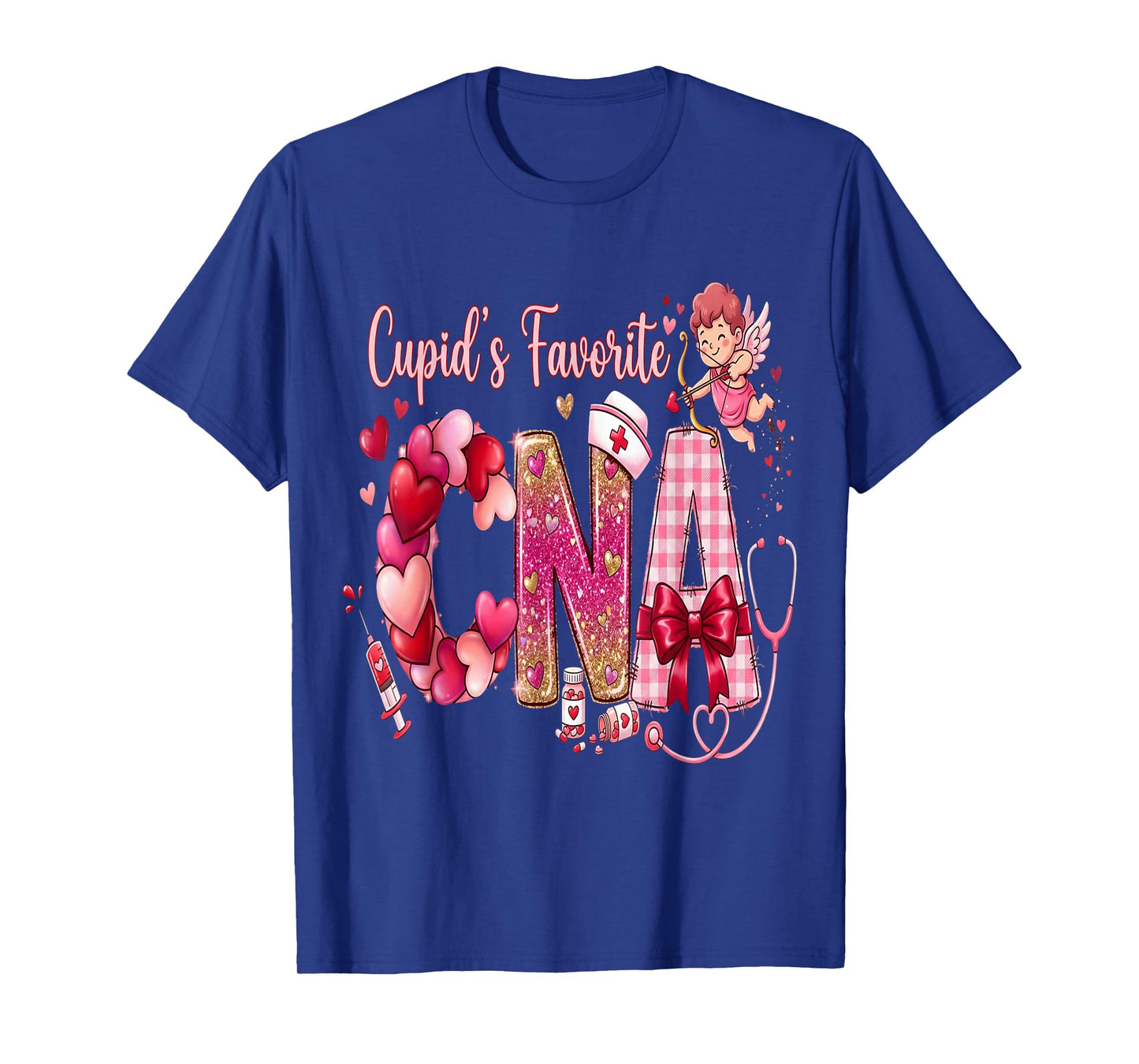 Certified Nursing Assistant Cupid's Favorite CNA Valentines T-Shirt