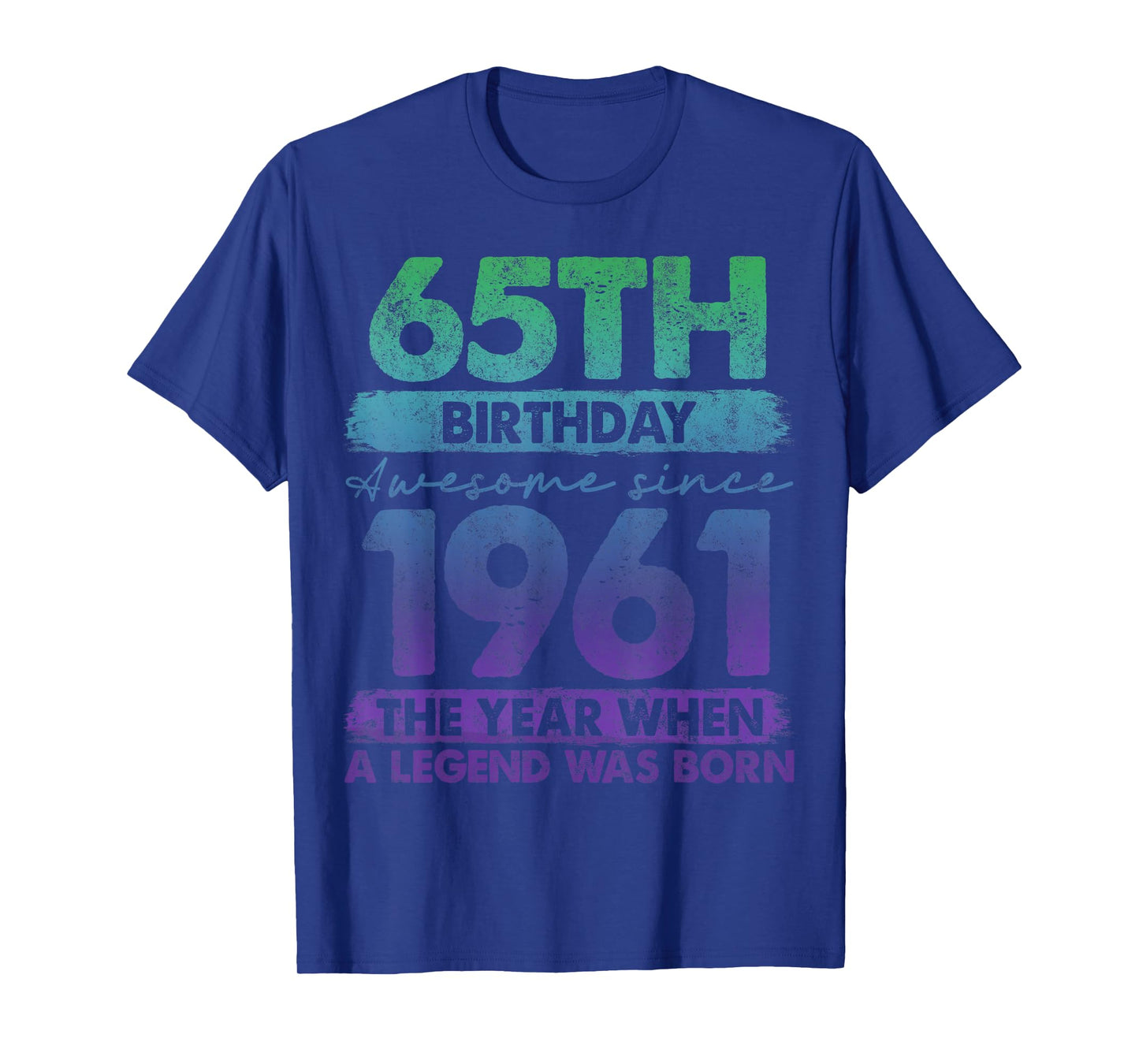 65 Year Old Gifts Vintage 1961 Limited Edition 65th Birthday T-Shirt