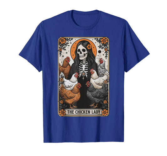 The Chicken Lady Tarot Card T-Shirt