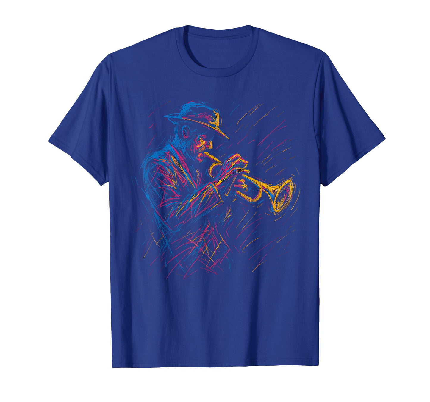 Jazz Musician Trumpet Player Artistic Music Jazz Lover T-Shirt