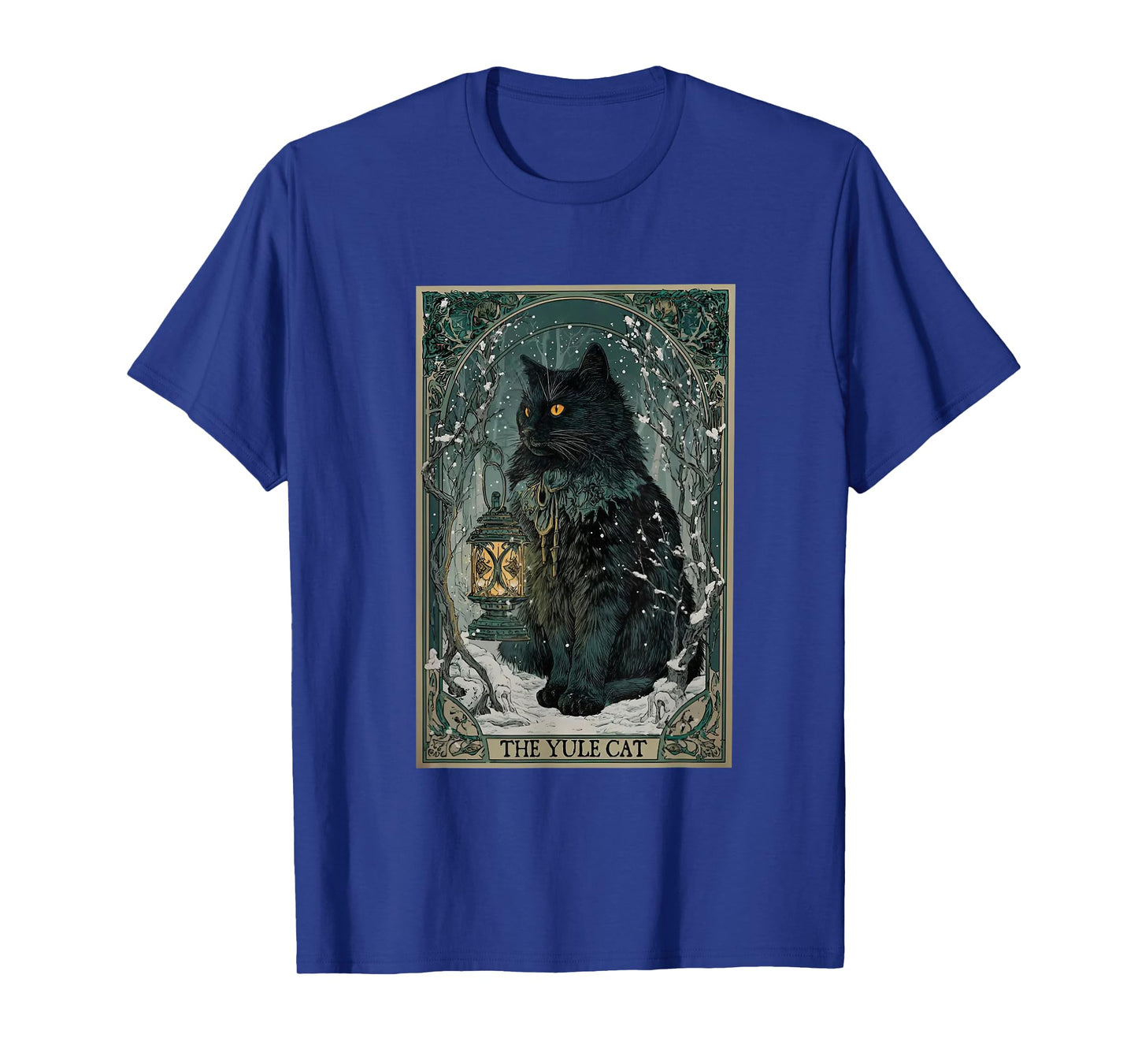 The Yule Cat Tarot Card Christmas T-Shirt