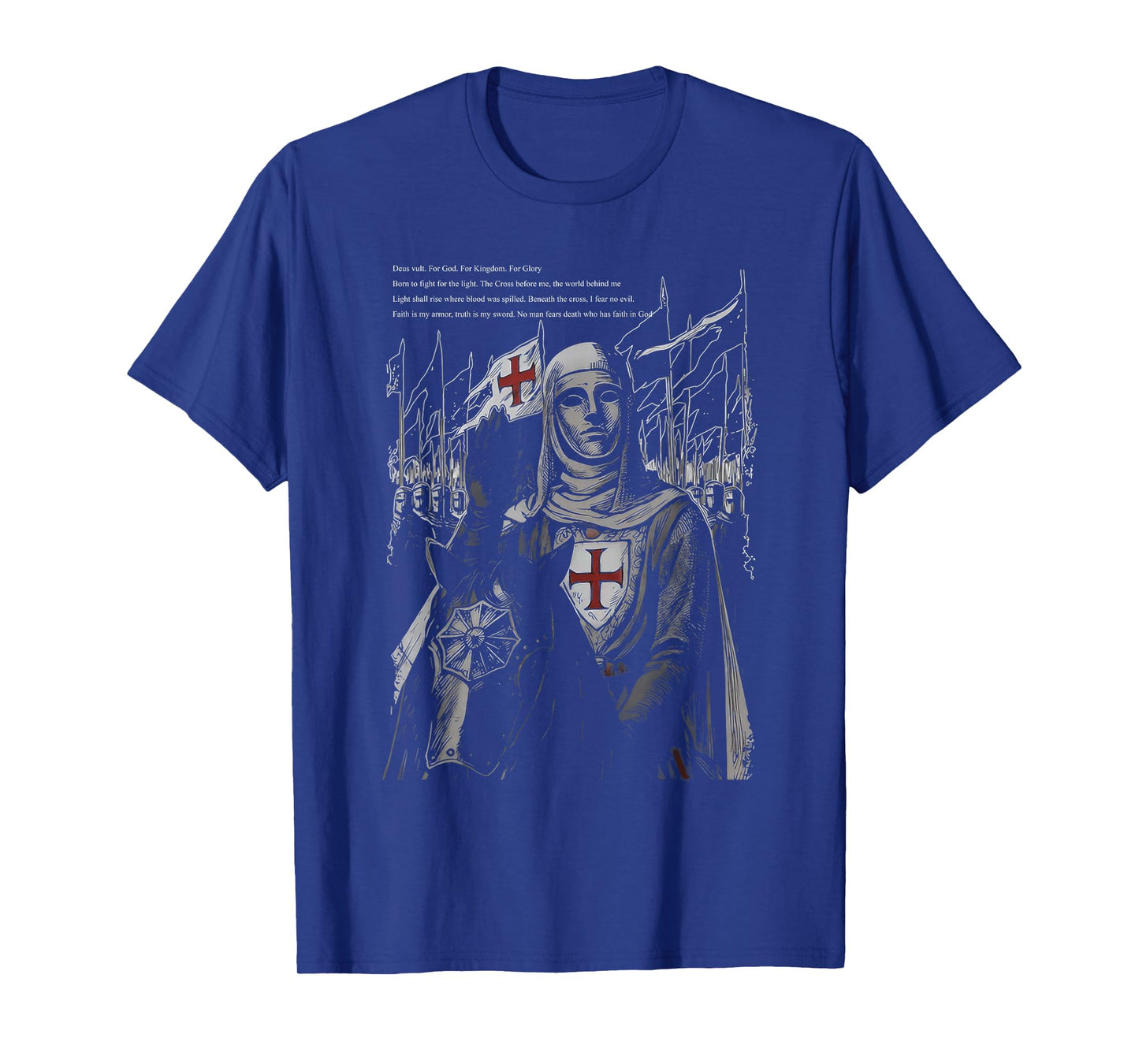 Sliver Mask King Baldwin IV Meme The Leper King Warrior T-Shirt