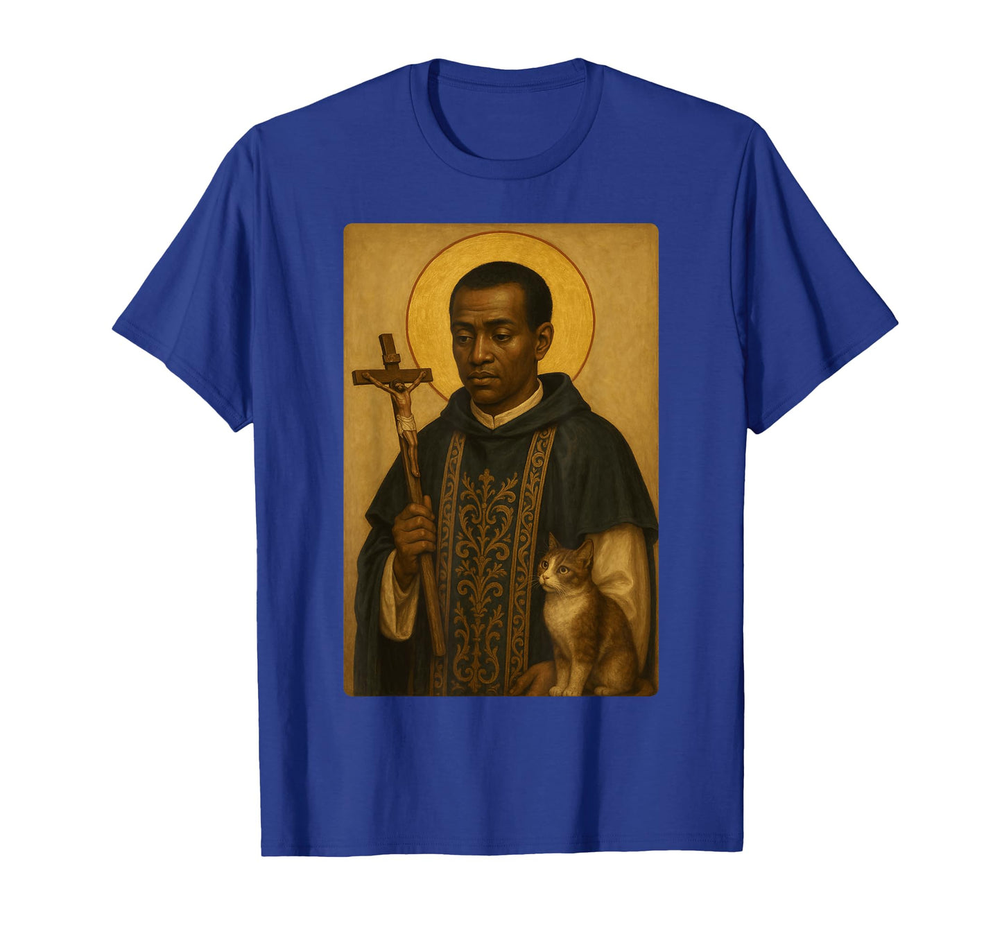 Holy Catholic Icon of St. Martin de Porres T-Shirt