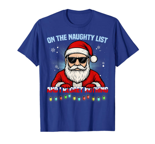 Funny Santa Claus Christmas Xmas Gifts for Men Women Boy Kid T-Shirt
