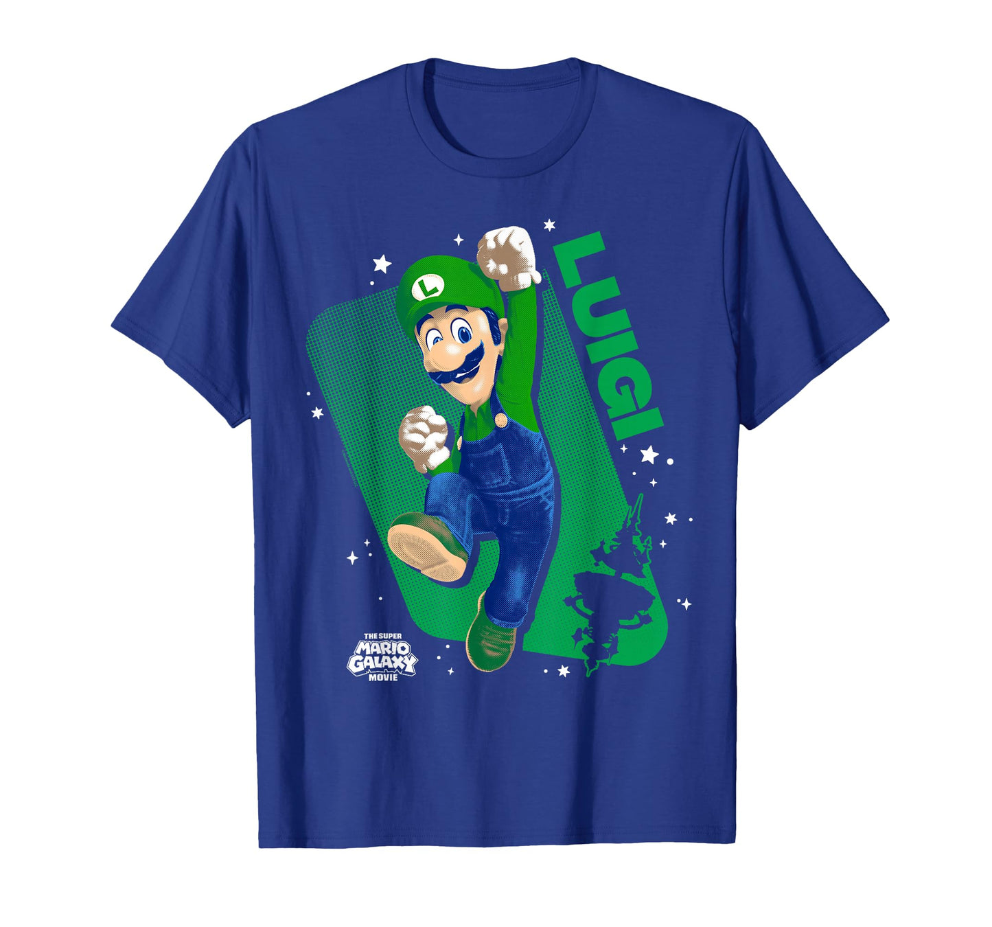 The Super Mario Galaxy Movie Luigi Galactic Jump T-Shirt