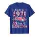 55 Year Old Made in 1971 Floral 55th Birthday Women T-Shirt