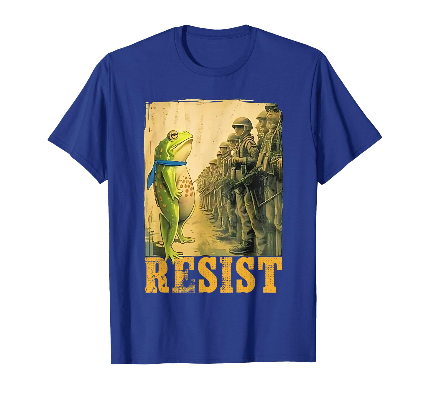 Portland Frog Resist Funny Protest No Kings Abolish Ice T-Shirt