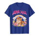 Alpha Male Funny Kitten Rainbow Floral T-Shirt