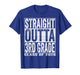 Straight Outta 3rd Grade Graduate Funny 2026 Third Grade T-Shirt