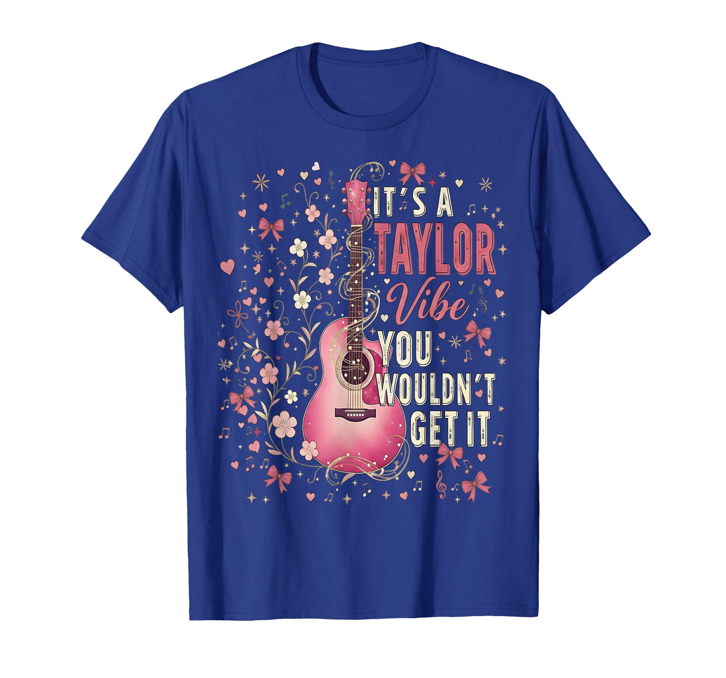 It's A Taylor Vibe Heart Floral Kids 70's 80's Vintage T-Shirt