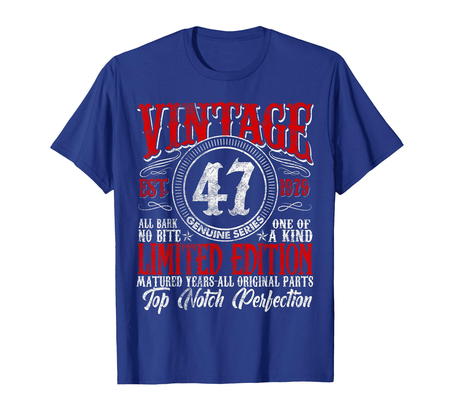 47 Year Old Gifts Vintage 1979 Limited Edition 47th Birthday T-Shirt