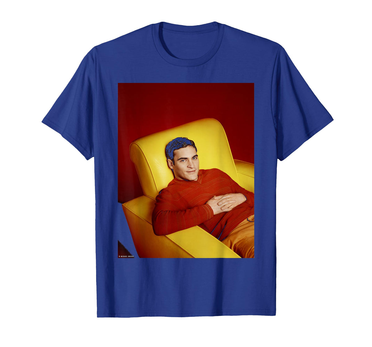 Her Actor Joaquin Phoenix Joker Gladiator by Michael Grecco T-Shirt