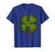 Leopard Shamrock Clover Cheetah Print St Patricks Day T-Shirt