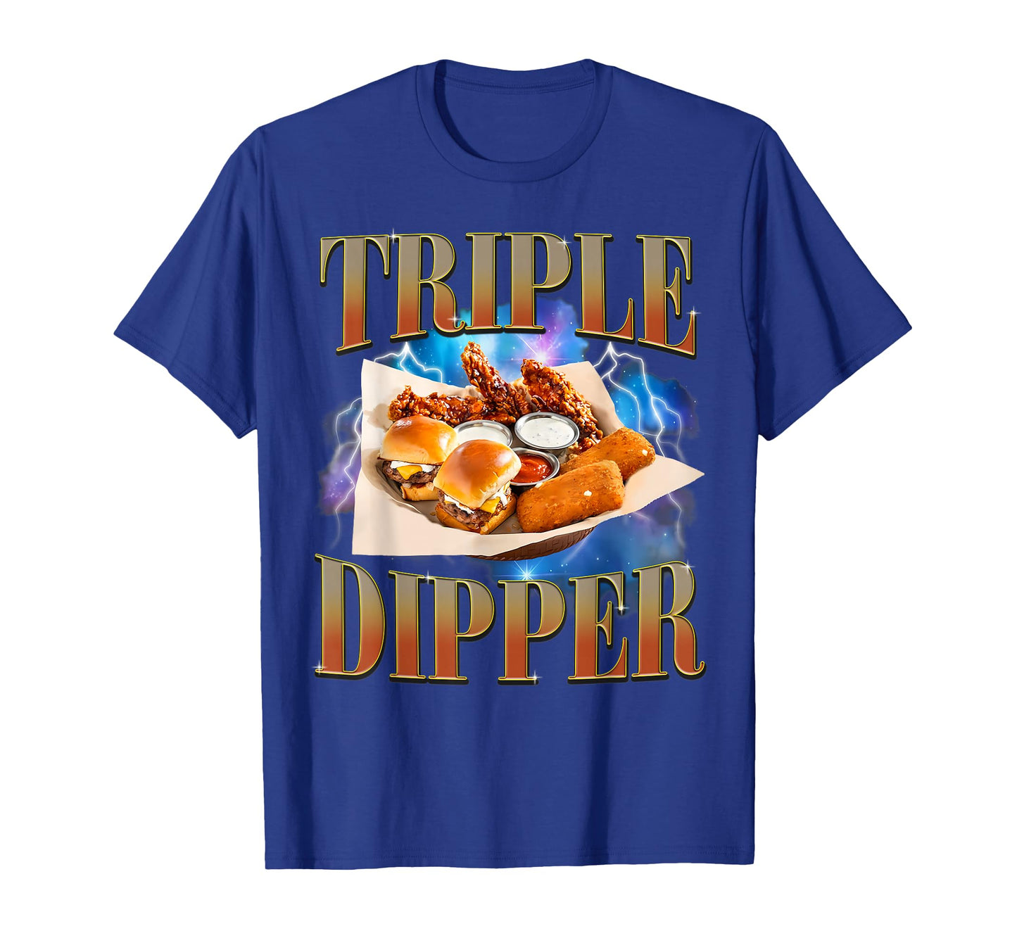 Fast Food Lovers Hamburger Chicken Nugget Foodie Men Women T-Shirt