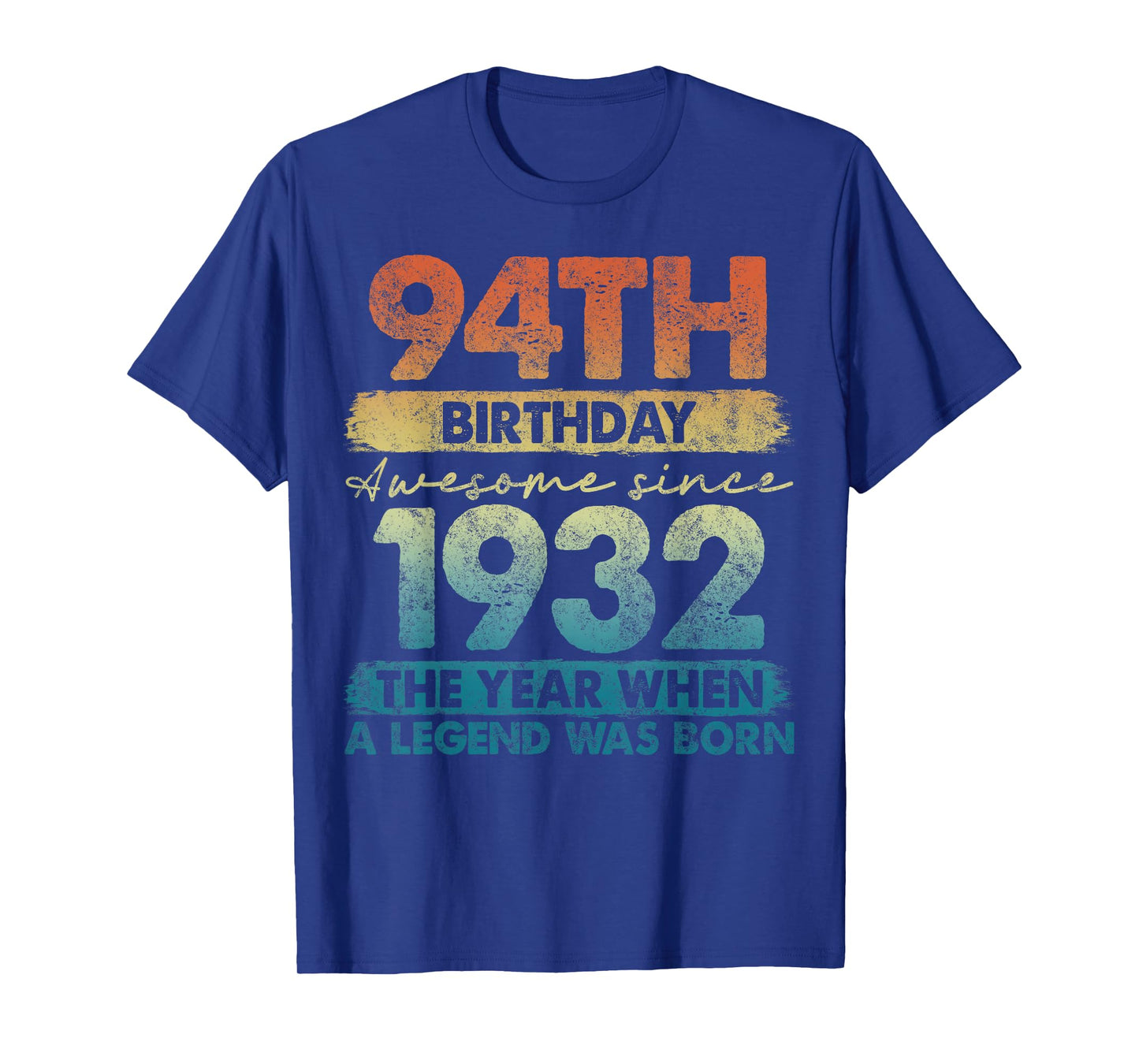 94 Year Old Gifts Vintage 1932 Limited Edition 94th Birthday T-Shirt