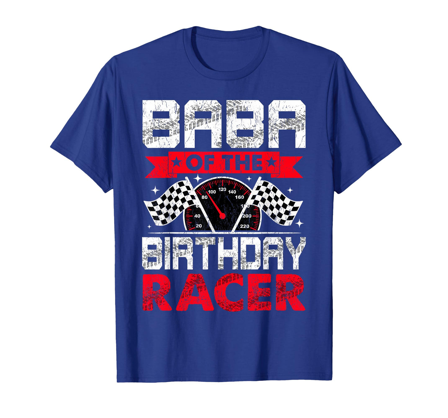 Baba of The Birthday Racer Bday Racing Car Family T-Shirt