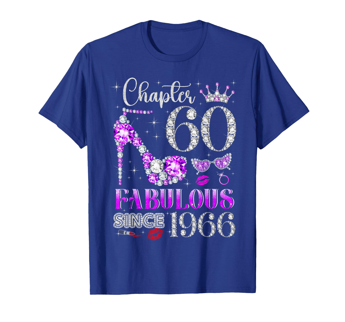 Chapter 60 Fabulous Since 1966 60Th Birthday Ladies Girls T-Shirt