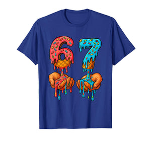 6 7 Meme Ice Cream Drip Funny Gen Alpha Slang Trending T-Shirt
