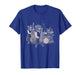 Cats Playing Jazz Saxophone Drums Art Music Lover T-Shirt
