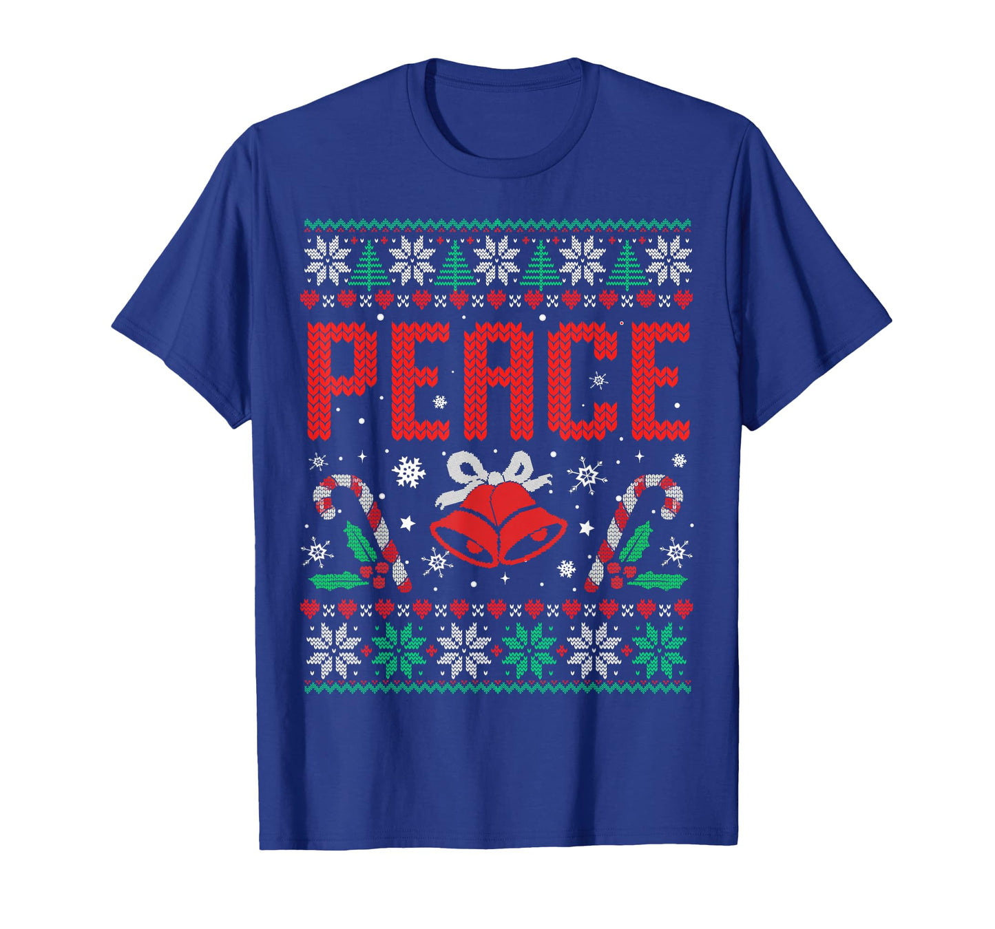Peace I Come in Peace Couple Matching Christmas Ugly Sweater T-Shirt