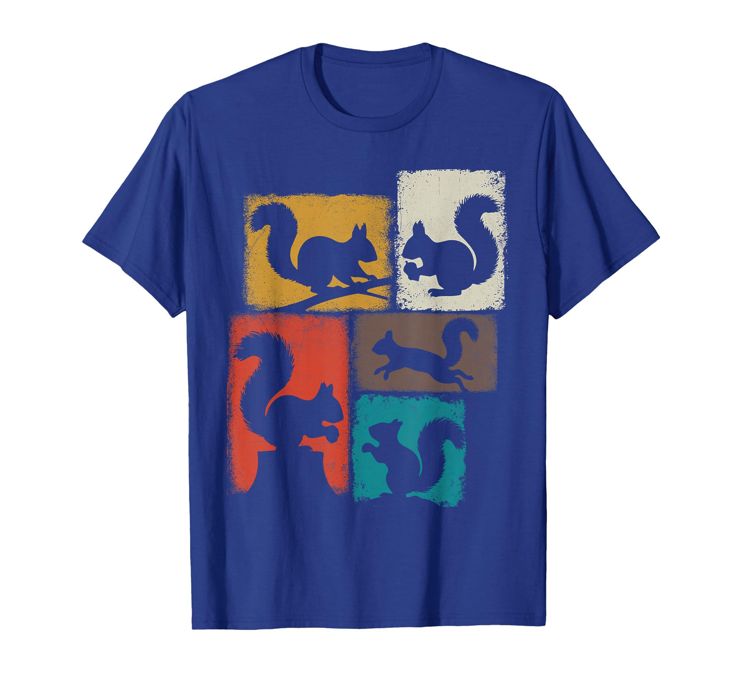 Squirrel Vintage Collage Nut Lover T-Shirt