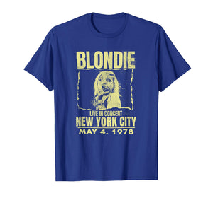 Blondie Live Concert Poster New York 1978 Vintage Band T-Shirt