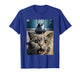 Funny Cat Selfie with Vacuum Chase Meme Graphic T-Shirt