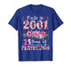 25 Year Old Made in 2001 Floral 25th Birthday Women T-Shirt