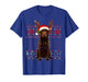 Christmas Dog with Hat and Lights - Funny Holiday Labrador T-Shirt