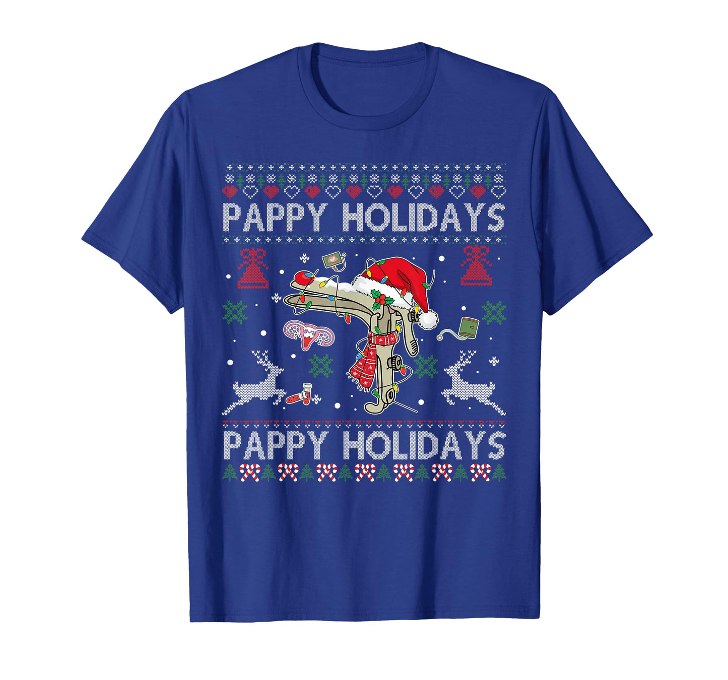 Speculum Santa Pappy Holidays Gynecologist Ugly Sweater Xmas T-Shirt