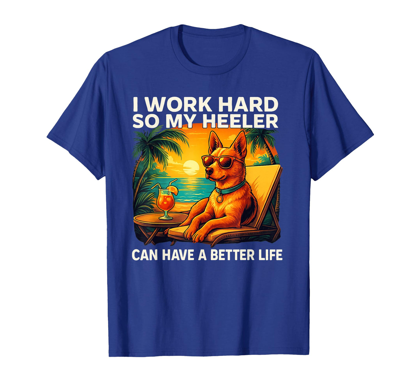 Funny Heeler Dog Design Red Heeler Lover T-Shirt