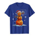 Basketball Snowman Christmas Santa Hat Funny Xmas Basketball T-Shirt