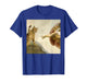 Tabby Cat Creation of Adam Meme T-Shirt