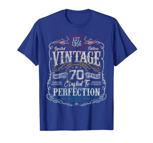 Vintage 1956 Limited Edition Shirt 70 Year Old 70th Birthday T-Shirt