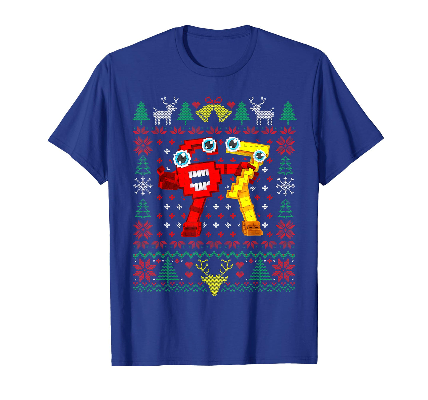 Funny Secret 67 Six Seven 6-7 Brainrot Christmas Ugly Xmas T-Shirt