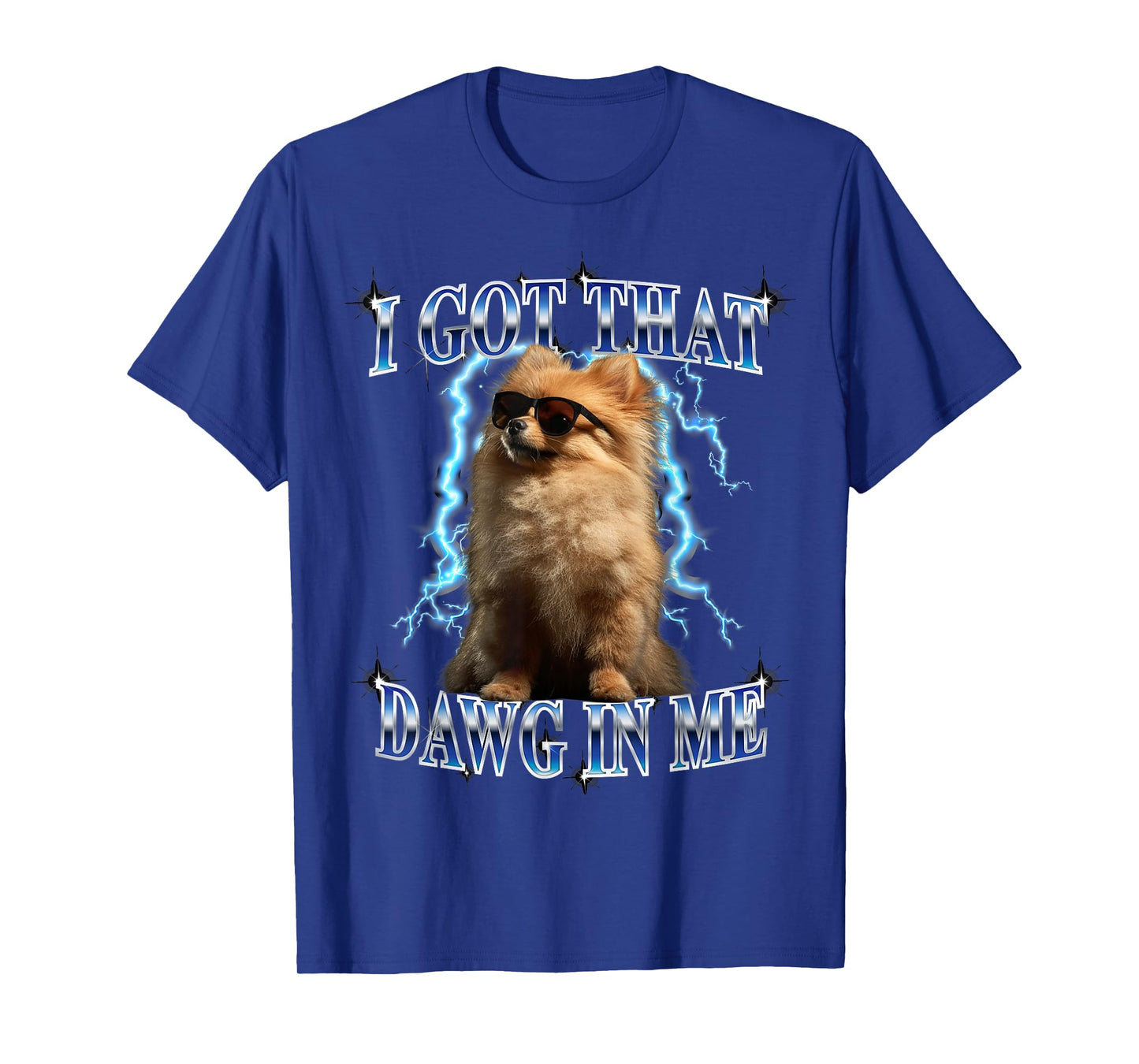 Mens Heavy Metal I Got That Dawg in Me Pomeranian Lover T-Shirt
